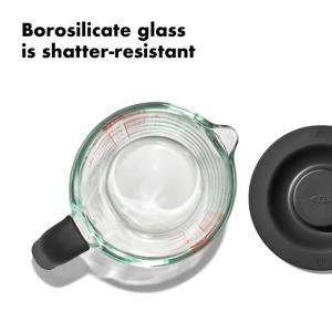 Oxo Goodgrips Glass Measuring Jug With Lid 500ml